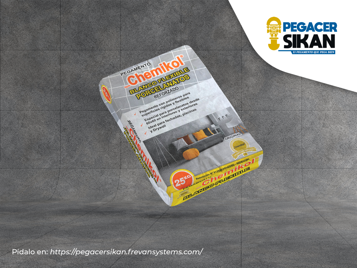 PEGAMENTO BLANCO FLEX. CHEMIKOL 25KG 