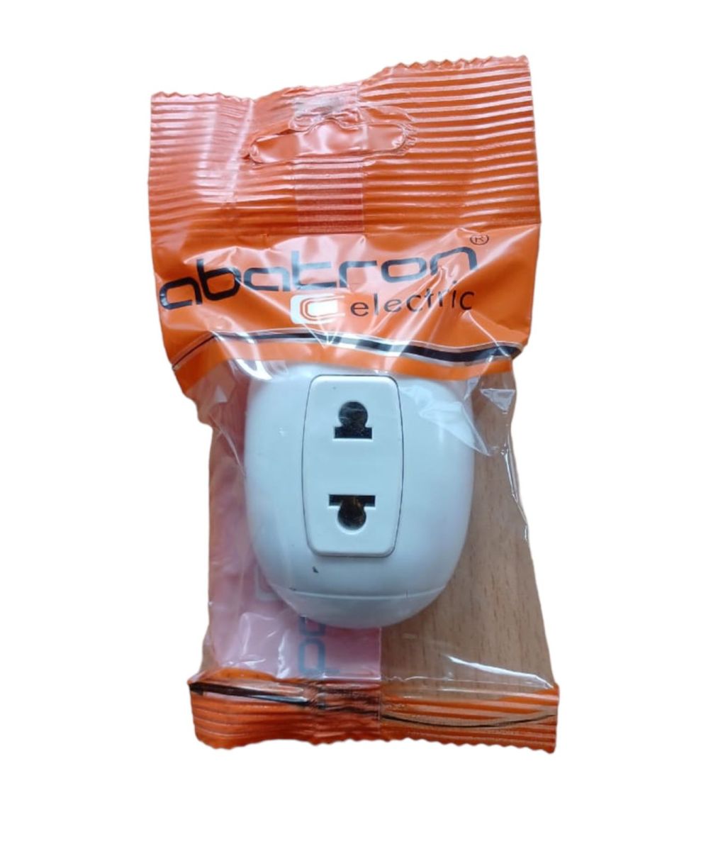 TOMACORRIENTE SIMPLE P/S BLANCO 1025B ABATRON
