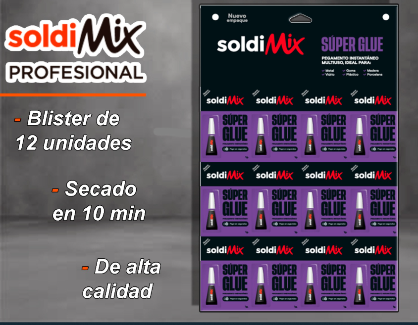 SOLDIMIX INSTANTANEO SUPER GLUE X12U
