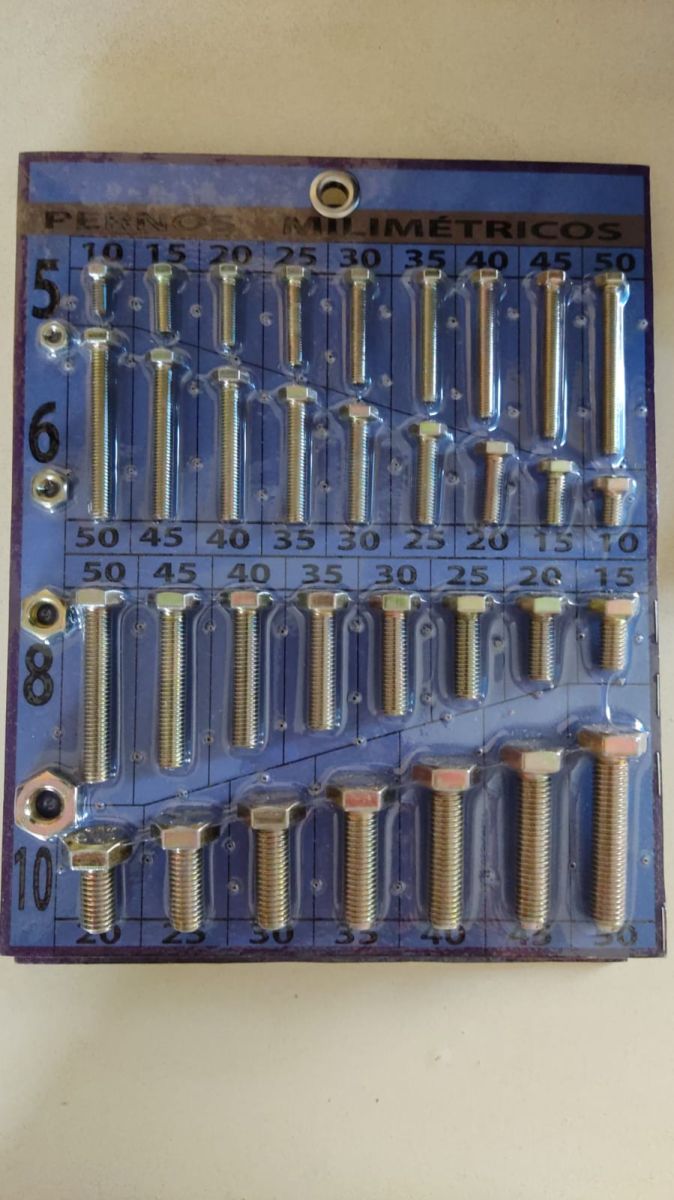 MUESTRARIO PERNO MILIMETRICO