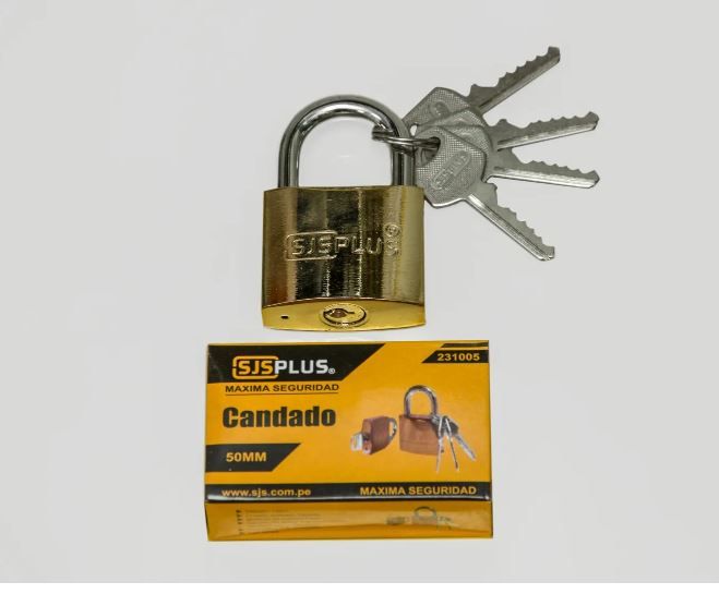 CANDADO DORADO 32MM SJSPLUS