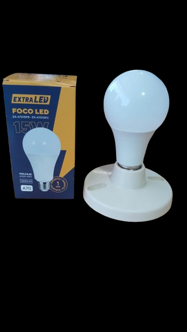 FOCO LED A70 15W LUZ BLANCA EXTRALED