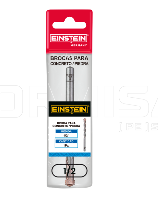 BROCA P/CONCRETO PREMIUM EINSTEIN 1/2