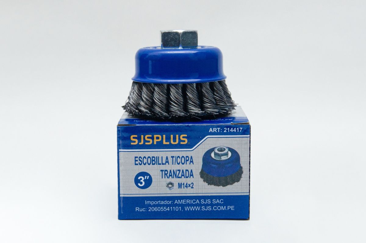 ESCOBILLA COPA 3 TRENZADA SJS