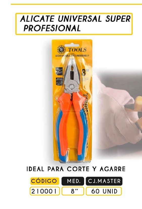 ALICATE UNIVERSAL 8 VY TOOLS SUPER