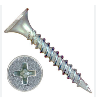 TORNILLO DRYWALL PUNTA FINA ZINC 6X1.1/2