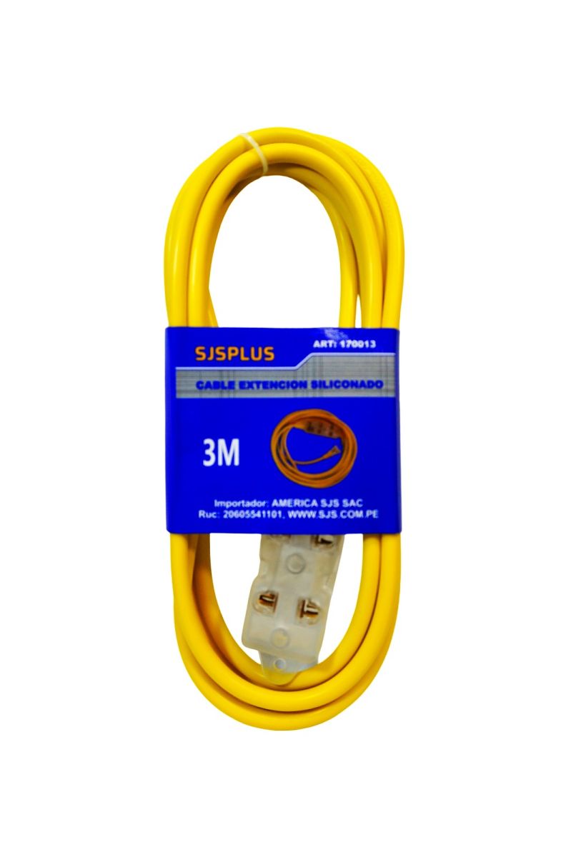 CABLE EXTENSION SILICONADO 3M-3T SJSPLUS