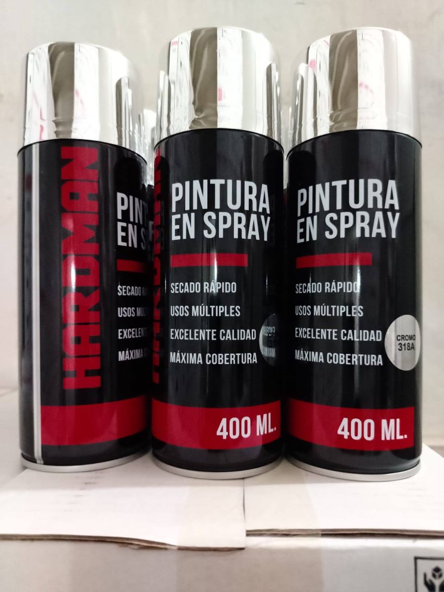 PINTURA SPRAY CROMO #318A HARDMAN