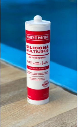 SILICONA CARTUCHO C/NEGRO HARDMAN