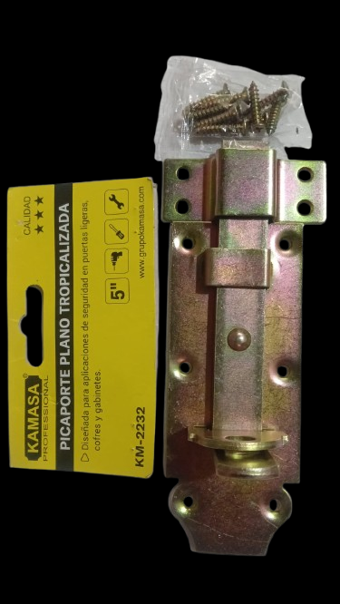 PICAPORTE PLANO TROPICALIZADO 5 KAMASA 