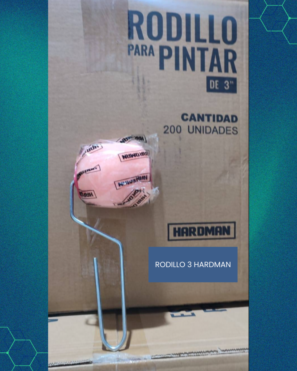 RODILLO P/PINTAR 3 HARDMAN COLOR MELON