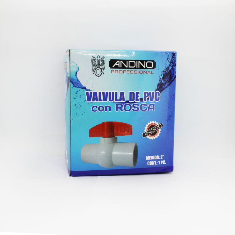 VALVULA ESFERICA PVC 1/2 ANDINO