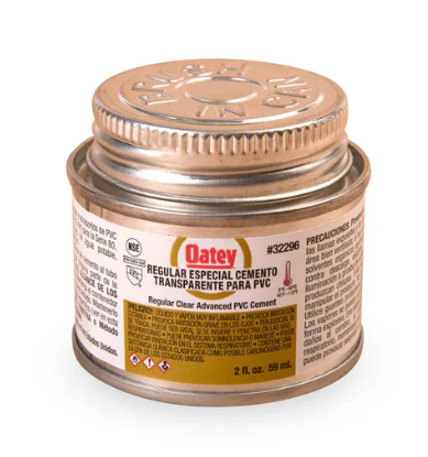 PEGAMENTO OATEY P/TUBERIA PVC DORADO 1/64