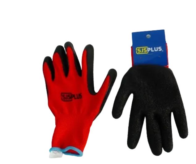 GUANTE SEGURIDAD C/RECUB LATEX 9 RJ+NG SJS 120U - 2174