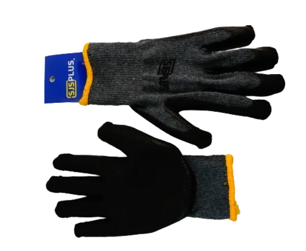 GUANTE SEGURIDAD C/RECUB LATEX 9 GR+NG SJS 120U - 2178