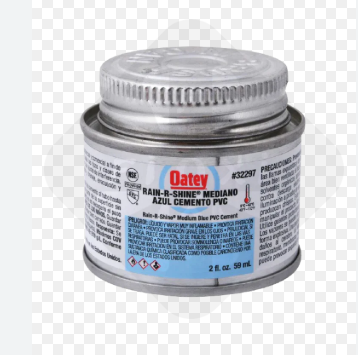 PEGAMENTO OATEY P/TUBERIA PVC AZUL 1/64-2onz
