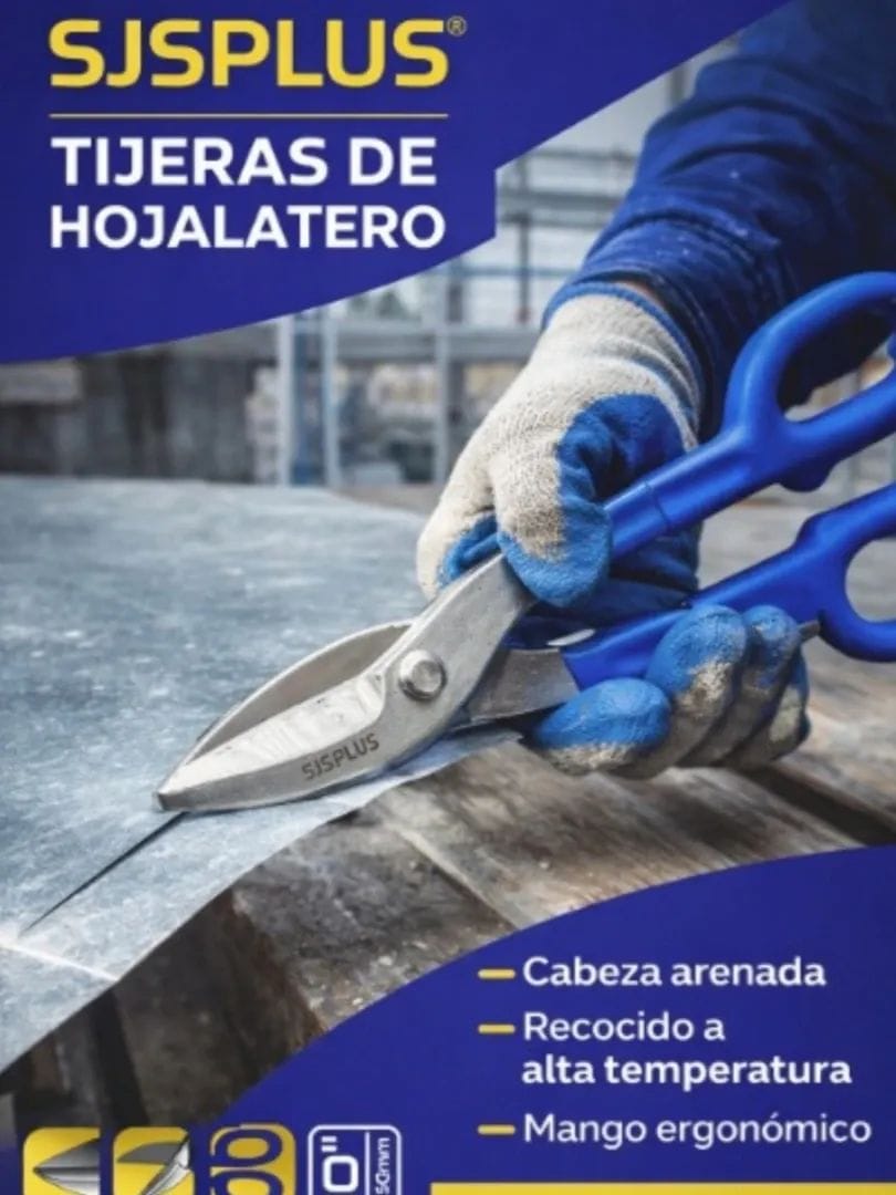 TIJERA HOJALATERA 8 SJSPLUS