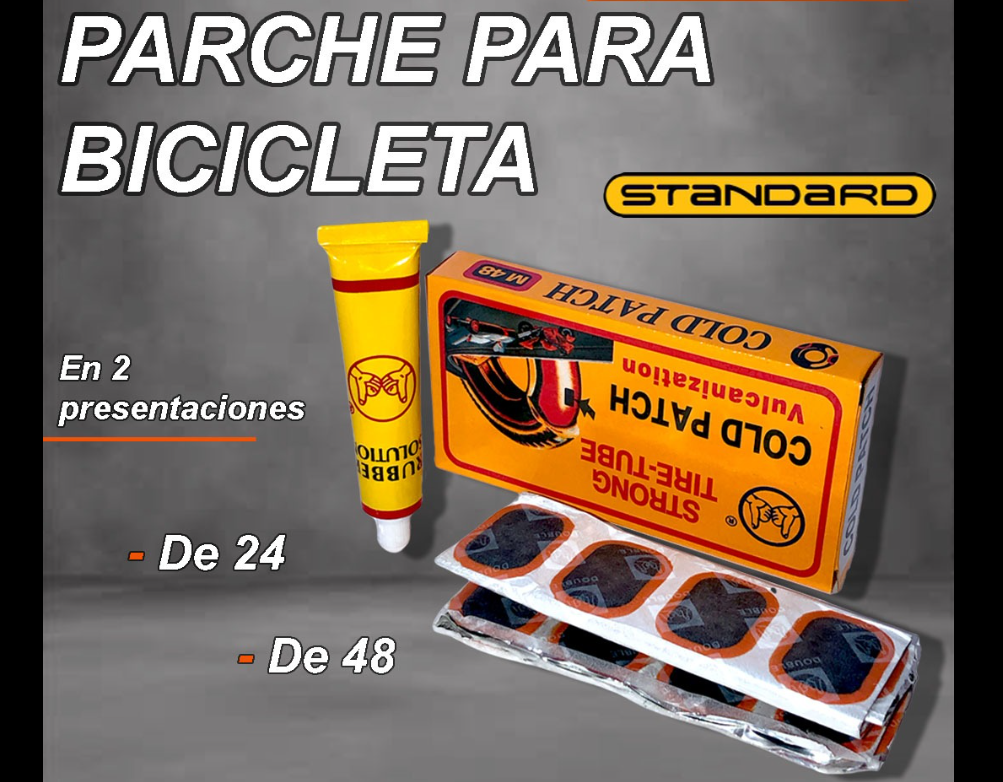 PARCHE P/BICICLETA 48X200PZAS