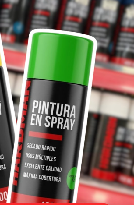 PINTURA SPRAY VERDE JADE #101 HARDMAN